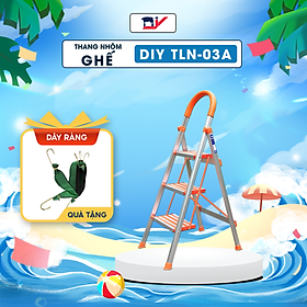 Mua Thang nhôm ghế bản bậc rộng DIY TLN-03A 3 bậc  chiều cao sử dụng tối đa 75cm