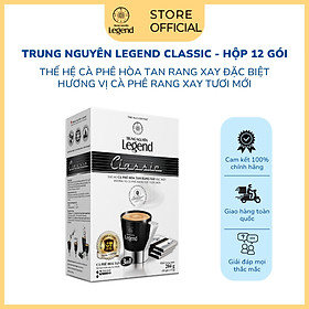 Cà Phê Sữa Hòa Tan Classic Trung Nguyên Legend – Hộp 12 Gói – Cà Phê Sữa Đậm Đà, Chuẩn Gu Việt