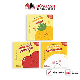 Sách - Combo 3 cuốn Ehon Vương Quốc Trái Cây dành cho bé từ 0-3 tuổi