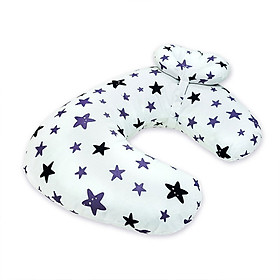 Gối Cotton Chữ U Cho Bé Bú Sữa