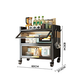 Tủ Đa Năng Có Nắp Đậy VANDO Chất Liệu Thép Cao Cấp Kích Thước 5 Tầng 100cm