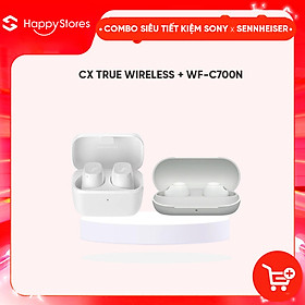 Mua COMBO Tai nghe True Wireless chống ồn SONY WF-C700N và Tai nghe SENNHEISER CX True Wireless - Hàng chính hãng