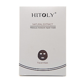 Mặt nạ dưỡng da Hitoly - Natural Extract Hibiscus Moisture Repair Mask (5 miếng/ hộp)