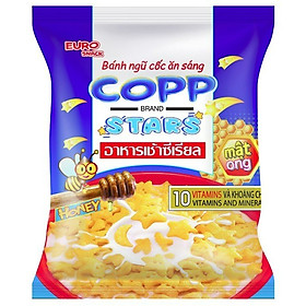 Bánh ngũ cốc ăn sáng vị mật ong Copp Stars