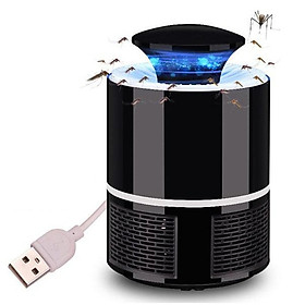 Đèn bắt muỗi hình trụ đầu cắm USB an toàn hiệu quả cho gia đình