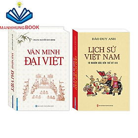 Sách - Combo Văn Minh Đại Việt (bìa cứng) và Lịch sử Việt Nam (bìa mềm)