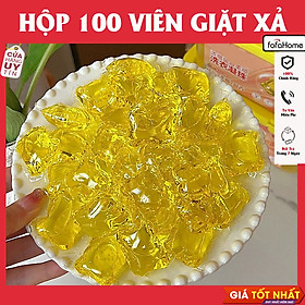 Hộp Viên Giặt Xả Quần Áo Thơm Lâu Tự Tan Tiện Lợi Thay Thế Cho Bột Giặt Và Nước Xả - Hàng chính hãng