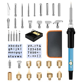 Wood Burning Kit with Soldering Iron Stands Engraving Pen for Carving