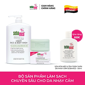 Bộ sản phẩm làm sạch chuyên sâu cho da nhạy cảm Sebamed