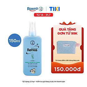 Xịt chống muỗi Rohto Mentholatum Remos Hương Sả Chanh 150ml