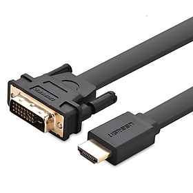Mua Dây cáp chuyển đổi HDMI sang DVI-D (24+1) dây dang dẹt dài 2M UGREEN HD106 30106 - Hàng chính hãng