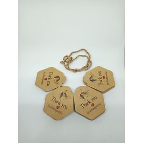 100 tag cảm ơn -giấy kraft-35k
