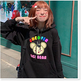 Áo khoác hoodies nam nữ unisex in mặt gấu chữ nhiều màu siêu đáng yêu form rộng to y hình chất nỉ dàu mịn XỊN XÒ ,phong cách HOT HÈ 2021 THỜI TRANG,ÁO HOODIE NAM NỮ-JINS STORE