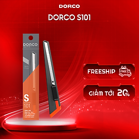 DORCO S101 - Dao Rọc Giấy Hàn Quốc - Gói Gồm 1 Cây Dao Rọc Giấy