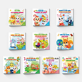 Hình ảnh sách Combo 10 cuốn Ehon Ươm mầm Tính cách