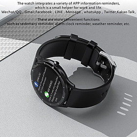 Sports Round Smartwatch 1.28 inch Bluetooth Call Body Temperature Pink