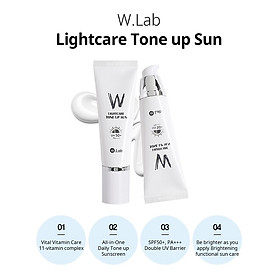 Kem chống nắng trắng da SPF50 W.LAB 50ml