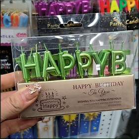 Mua Nến trang trí sinh nhật Happy Birthday