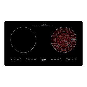 Mua Bếp Âm Đôi Từ - Hồng Ngoại Capri CR-804KT (73cm - 3800W) - Hàng Chính Hãng