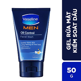 Gel rửa mặt kiểm soát dầu Vaseline Men 50g