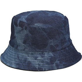 Nón Rộng Vành Denim Có Thể Lộn Ngược 2 Mặt 2 Màu Phù Hợp Bãi Biển Ngoài Trời