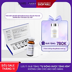 Huyết thanh xóa nhăn nâng cơ SKINMD REVI-TOX BLUE Pro-Lifting Activator Hộp 5 lọ x 10ml/lọ Phục hồi cấu trúc da, kích thích trẻ hóa tế bào và căng bóng