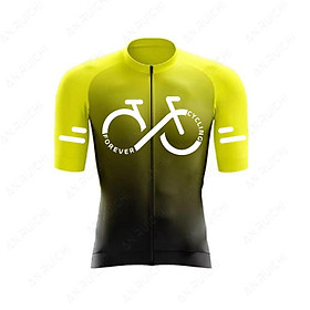 Bộ đồ đi xe đạp Set 2023 Summer Ropa Ciclismo Đàn ông Xe đạp Xe đạp GRACKIENT MÀU SẮC ĐIỀU KHOẢN JERSEY VIT Color: A5 Size: XS