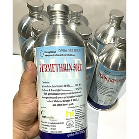 Combo 10 Chai Thuốc Diệt Muỗi PERMETHRIN 50EC Chai 1L, Trừ Côn Trùng Sâu Bọ