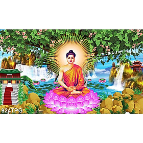 Mua TRANH DÁN TƯỜNG 3D PHẬT - TRANH DÁN BÀN THỜ PHẬT