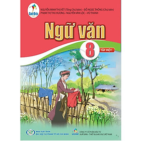 Sách – SGK Ngữ Văn 8 tập 1 Cánh Diều và 2 tập giấy kiểm tra kẻ ngang vỏ xanh