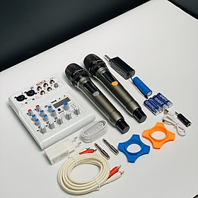 Mua Combo Mixer Thu Âm Livestream Karaoke Mixer E4 và Micro Max32 Chính Hãng Giá Tốt -  Bảo Hành 12 Tháng Hàng Chính Hãng