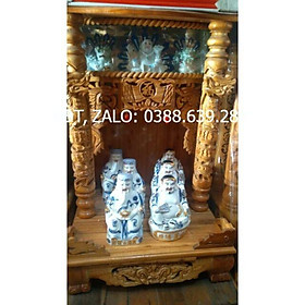 Mua Bàn Thờ Thần Tài Ông Địa 56-88cm gỗ Xoan 100%