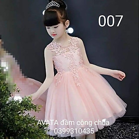 váy công chúa bé gái , đầm công chúa dự tiệc mã 007