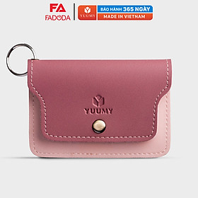 Ví Móc khóa da năng đựng thẻ xe, thẻ sinh viên, thẻ ngân hàng FMK2. Đưng thẻ chung cư, siêu thị tiện lợi
