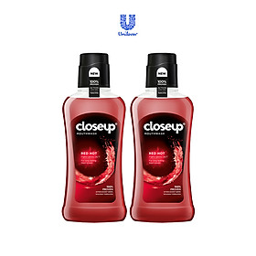 Combo 2 nước súc miệng CloseUp Red Hot (500mlx2)