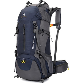 60L Hiking Backpack Water-resistant Outdoor Sport Trekking Mountaineering Travel Backpack with Shoe Compartment for Men