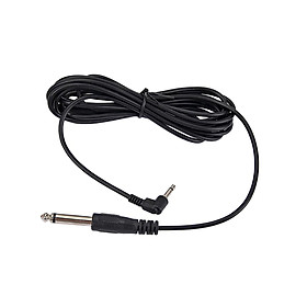 1x 6.35mm To 3.5mm Electric Guitar Audio Connect Cable Cord 300cm
