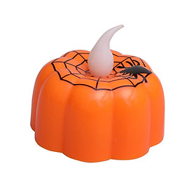 Pumpkin Tealights Spider Net