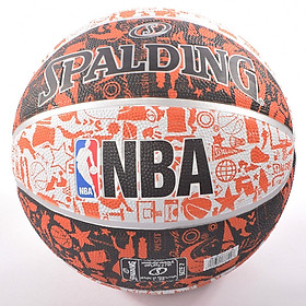 Hình ảnh Bóng rổ Spalding NBA Graffiti Outdoor (Chơi ngoài trời)- Tặng Kim bơm bóng và túi lưới đựng bóng