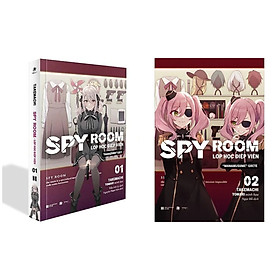 Combo Light novel: Spyroom Lớp học điệp viên (Tập 1+2) / Tặng kèm bookmark + móc khóa