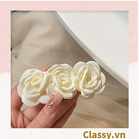 Kẹp tóc cái tăng hoa vị vải vóc Classy bảng rộng lớn nhiều màu sắc phong thái korea PK1630