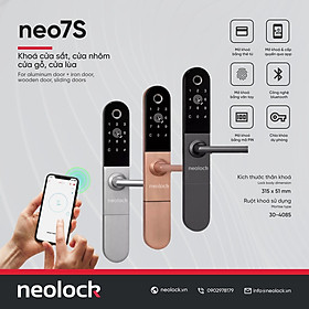 Mua Khóa cửa vân tay thông minh cao cấp - Giải pháp dành cho cửa nhôm xingfa  mở qua APP  thẻ từ  cấp mã mở khóa từ xa Neolock - NEO7S