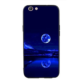 Ốp lưng viền TPU cho Oppo F1s - Moon 02