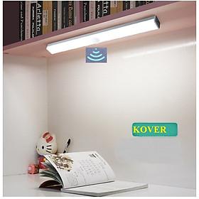 Đèn ngủ cảm ứng, đèn cảm biến KOVER gắn giường, cầu thang, toilet, tủ đồ, tự động bật/tắt ánh sáng ban đêm, sạc bằng USB tiện dụng