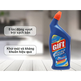 Nước tẩy bồn cầu Gift siêu sạch cực nhanh 1L