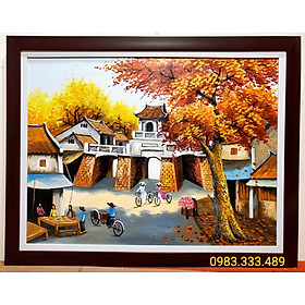 Mua TRANH SƠN DẦU VẼ - PHỐ CỔ HÀ NỘI