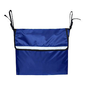 Wheelchair Bag Rollator Storage Hanging Bag Pouch Mobility Accessory Blue