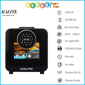 Nồi Chiên Hơi Nước, Kiêm Chiên Hấp KALITE STEAM STAR Tiêu Chuẩn Châu Âu Dung Tích 15 Lít, Công Suất 1635W - Hàng Chính Hãng