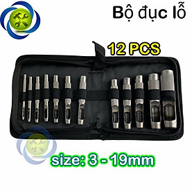 Mua Bộ đục lỗ Đài Loan 12 chi tiết 3-19mm ĐL-319