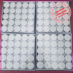 Mua Combo 2 Hộp 100 Viên Nến Tealight Cháy 2h Không Mùi Không Khói - Nến Xông Tinh Dầu